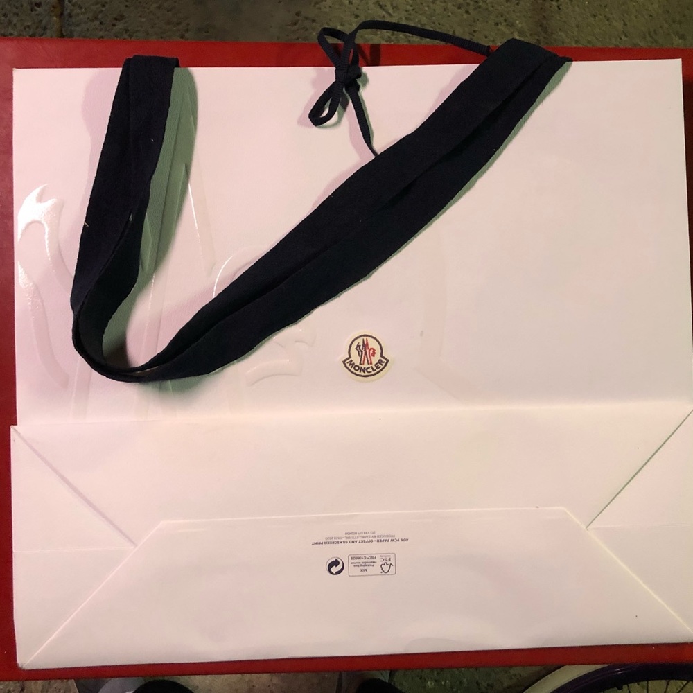 Moncler shopping bag